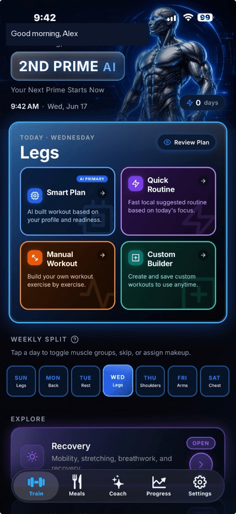 Train — 2ND PRIME AI app screenshot